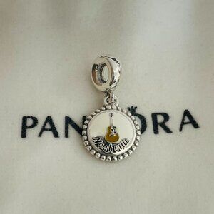 Pandora Nashville Exclusive Charm Pendant S925 Sterling Silver Jewelry
